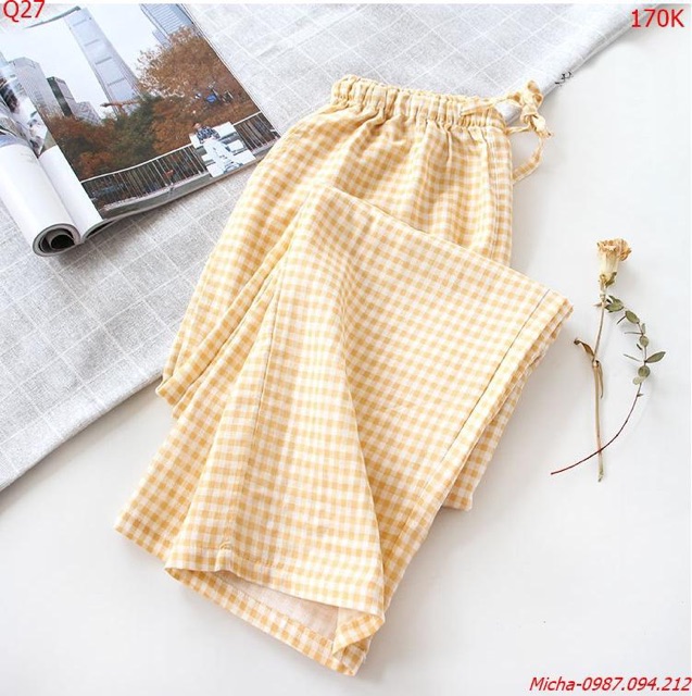 Quần nữ cotton xô xuất Nhật siêu mềm nhẹ