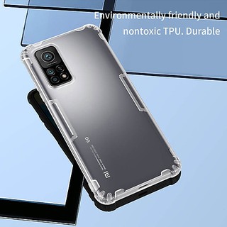 Ốp lwnng dẻo Nillkin Nature cho Xiaomi Mi 10T, Mi 10T Pro 5G Silicon chống sốc trong suốt - Chính hãng