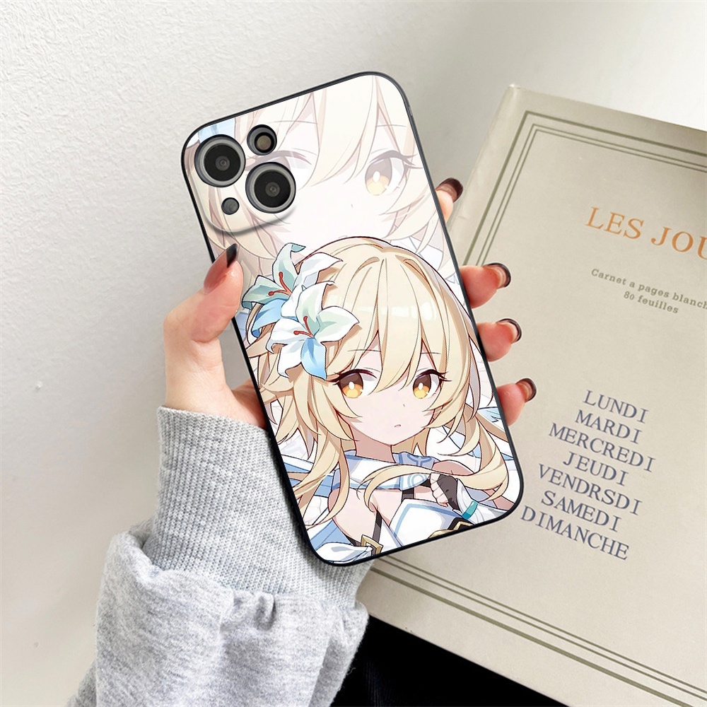/ Genshin Ốp Điện Thoại Mềm Sáng Tạo Chống Sốc Chống Rơi Cho iPhone SE 2020 X XR XS Max 8 7 6 Plus 5