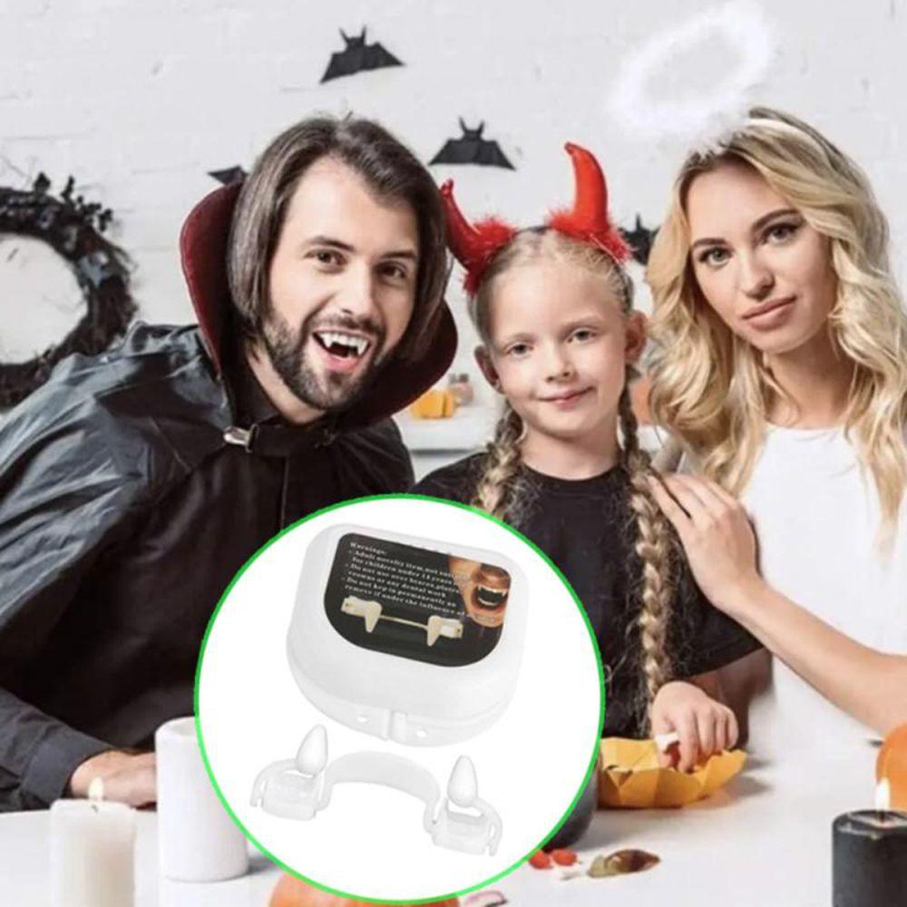 24 Răng Nanh Giả Hóa Trang Ma Cà Rồng Cho Lễ Halloween Zaijie