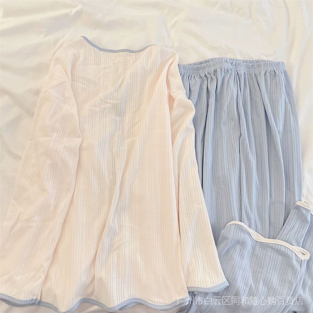 Bộ Đồ Ngủ Tay Dài In Hoạt Hình Phong Cách Nhật Bản Dành Cho Nữ