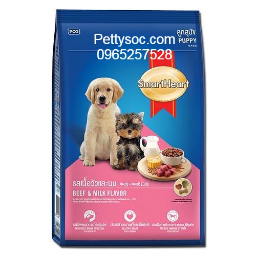 Thức ăn Smartheart puppy dành cho chó con