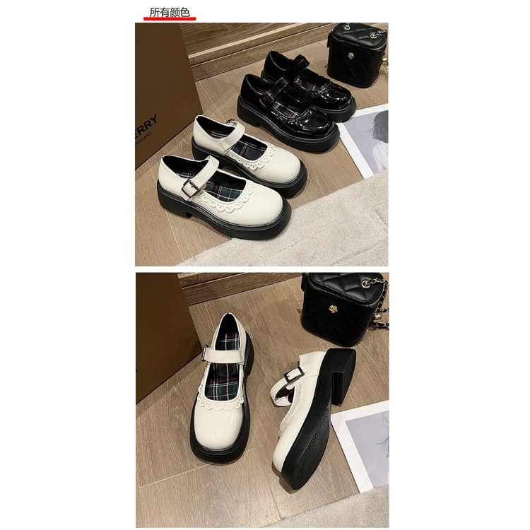 GIÀY MARRY JANE ĐẾ 4CM DA BÓNG