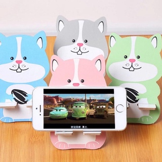 Giá đỡ điện thoại để bàn bằng gỗ dễ thương