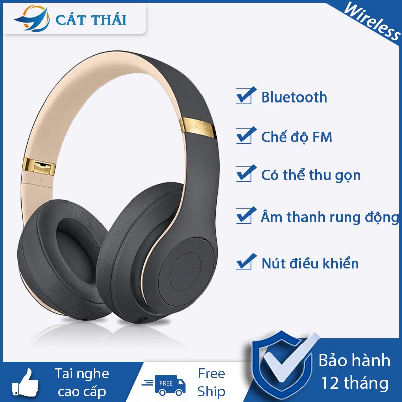 [BẢO HÀNH 1 ĐỔI 1] Tai nghe chụp tai bluetooth Wireless  bass mạnh mẽ, tai nghe gaming chất lượng tốt phù hợp chơi game