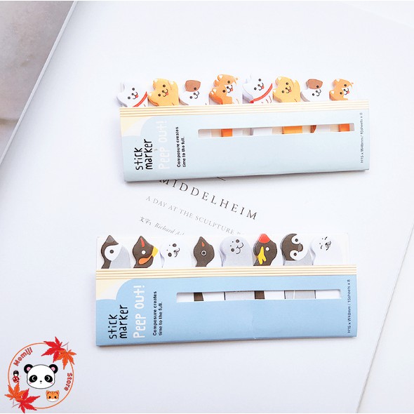 Bookmark Kẹp đánh dấu sách các bé pet đáng yêu (Nhiều mẫu)