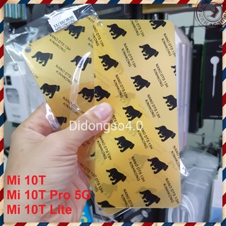 Kính cường lực dẻo nano siêu dẻo siêu chịu lực cho Mi 10T/ Mi 10T Pro 5G/ Mi 10T Lite full màn 98%