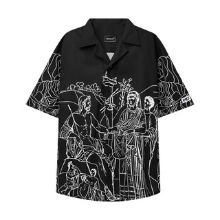 MENDE - Black Ruthless - áo sơ mi tay ngắn MENDE chính hãng