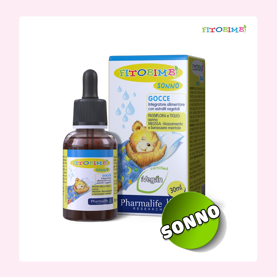 Sonno Bimbi - Thảo dược châu âu giúp bé ngủ ngon, dành cho trẻ khó ngủ, ngủ không sâu giấc (Chai 30ml)