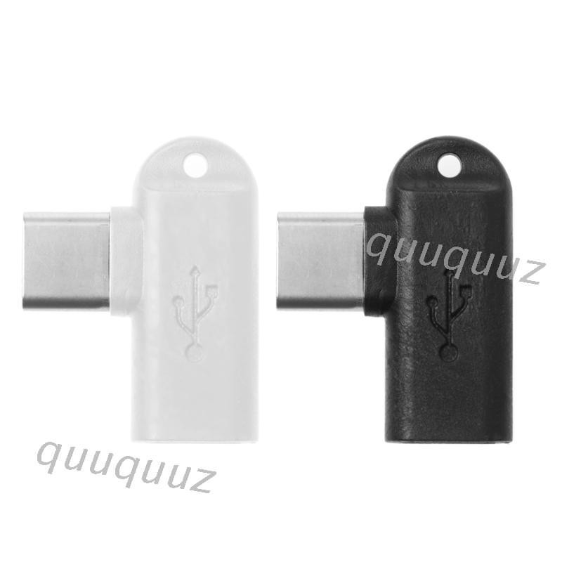 Đầu Chuyển Đổi Cổng Type C Sang Micro Usb 90 Độ