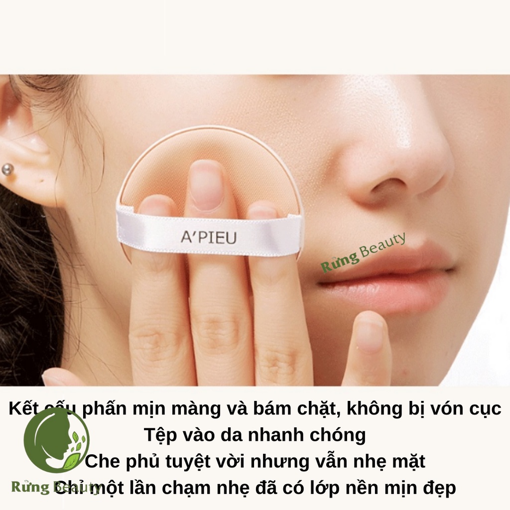 (SALE DATE 22/04/2022) PHẤN NƯỚC CHO DA MỤN NHẠY CẢM A'PIEU WONDER TENSION [MADECASSOSIDE] SPF30 PA++