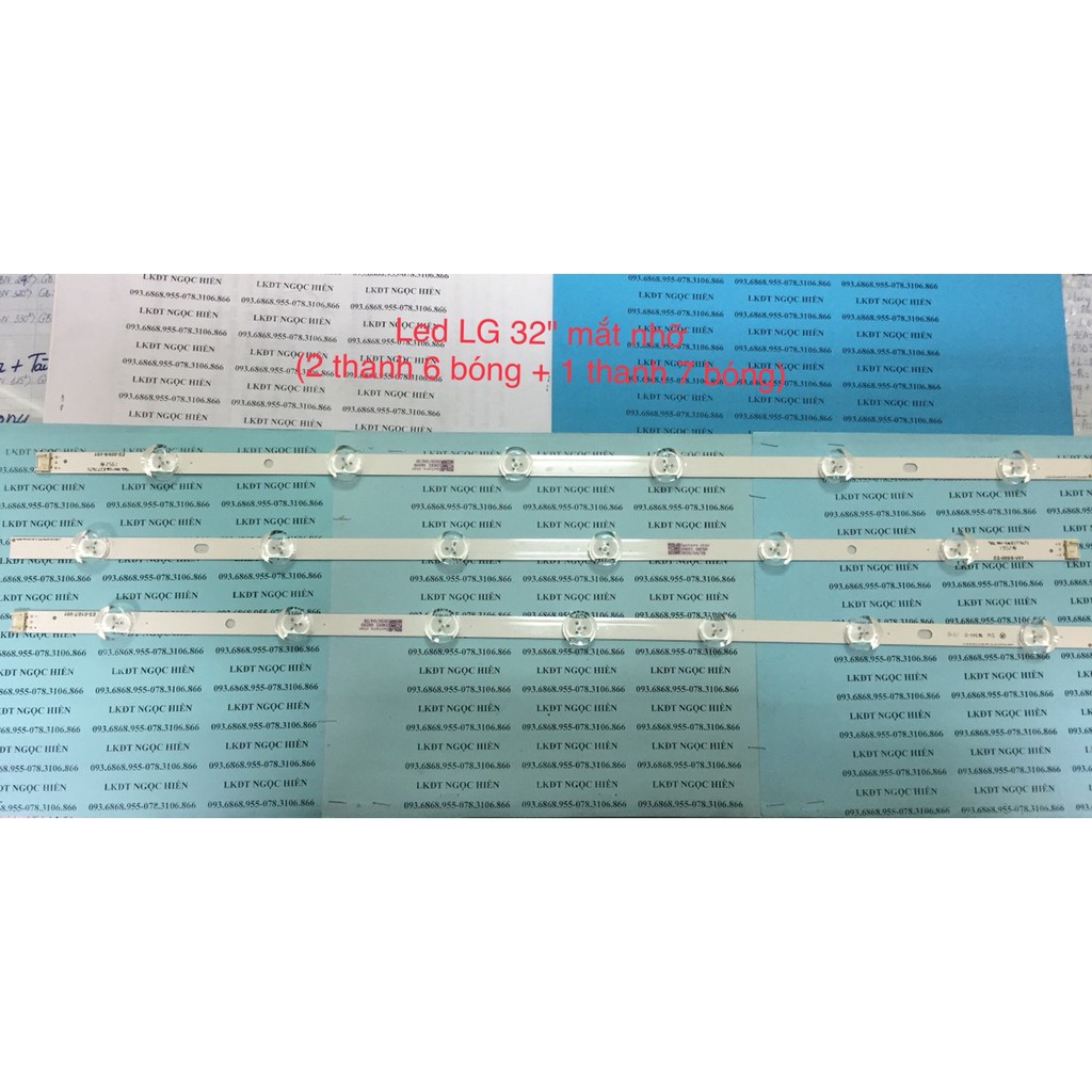 LED TIVI LG 32LN5100/5120/LF550( 2 THANH 6 BÓNG + 1 THANG 7 BÓNG )