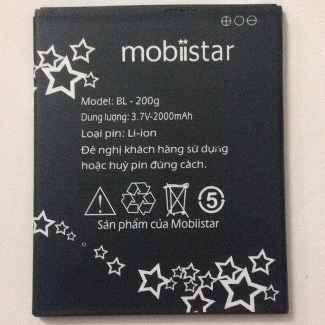 Pin mobiistar LAI Y BL-200g chính hãng