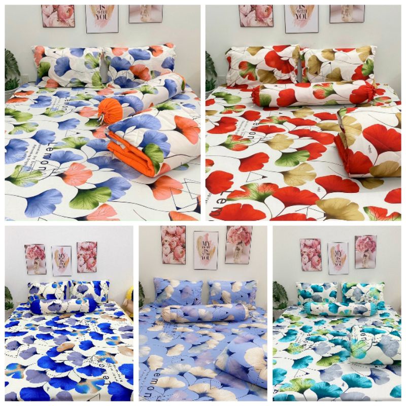 BỘ 4 DRAP GA THUN HÀN [BAO KIỂM HÀNG-ĐỔI TRẢ MIỄN PHÍ] CỎ MAY MẮN HOT HIT MỀM MƯỚT MÁT XINH XẮN DỊU NGỌT