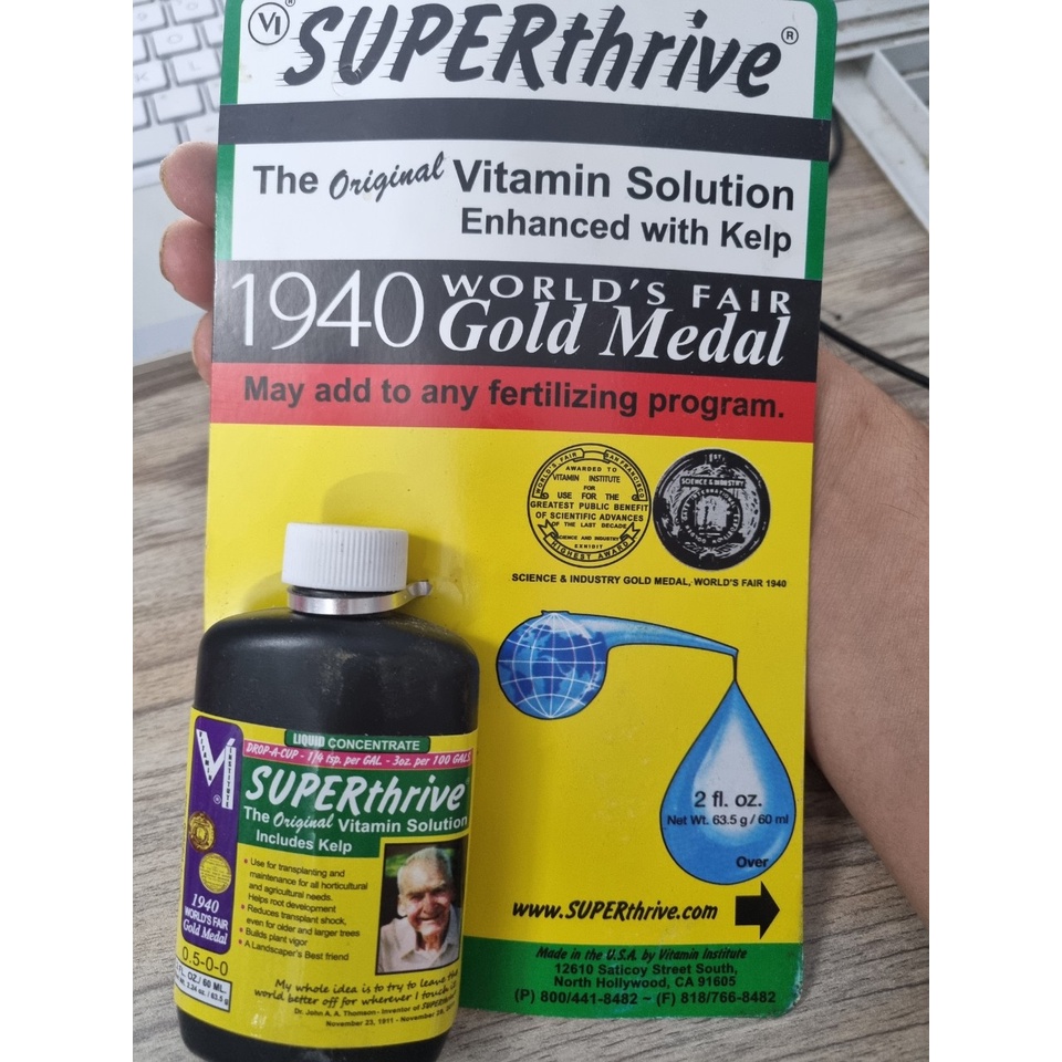 Superthrive kích thích sinh trưởng cho hoa Lan và các loại cây khác (chai 60ml)