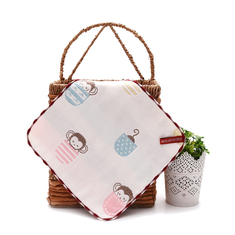 Khăn Lau Mặt Bằng Cotton Muslin Mềm Mại Cho Bé Sơ Sinh