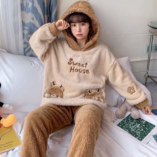 <3 <3 Set đồ ngủ bông mềm <3 <3 <3