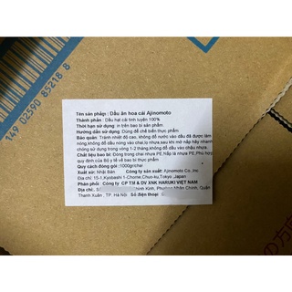 Dầu ăn hoa cải Nhật Bản
