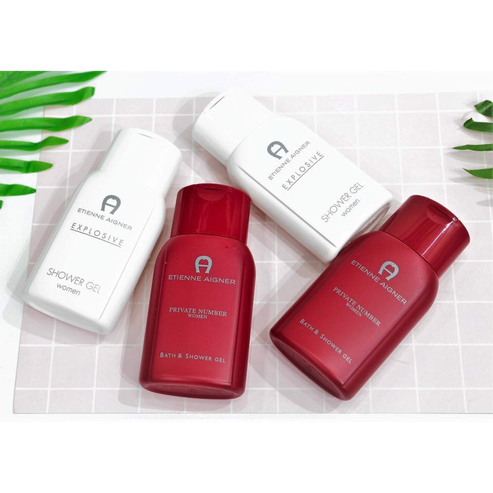Sữa tắm tinh dầu nước hoa cao cấp Aigner 250ml - đỏ_ Đức