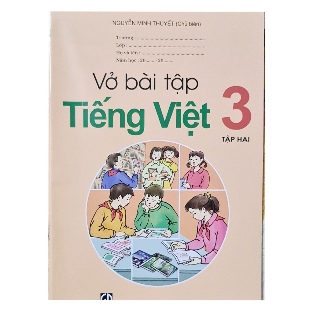 Sách - Vở Bài Tập Tiếng Việt lớp 3 tập 2  + 1 bút chì ( Sách giáo khoa )