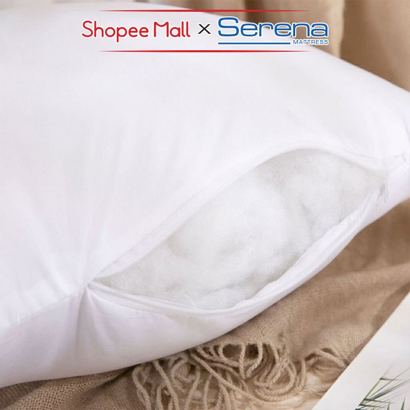 Ruột Gối Vuông Tựa Lưng Trang Trí Sofa SERENA Chính Hãng Vỏ Gối Ôm Tựa Lưng Vuông Trang Trí Ghế Sofa 45x45cm Cao Cấp