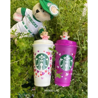 Ly mica đổi màu khi uong nóng starbucks store2022