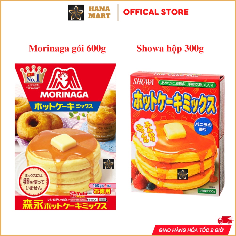 Bột Làm Bánh Pancake nhiều loại Hàng Nhật nội địa