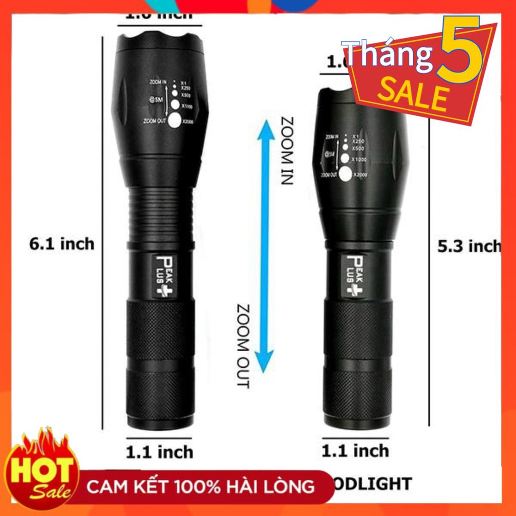 Bộ đèn pin siêu sáng ultrafire t6 | BigBuy360 - bigbuy360.vn