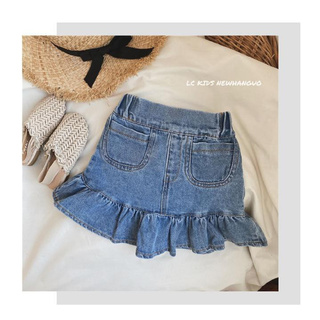 Cô Gái Váy denim mùa hè mới