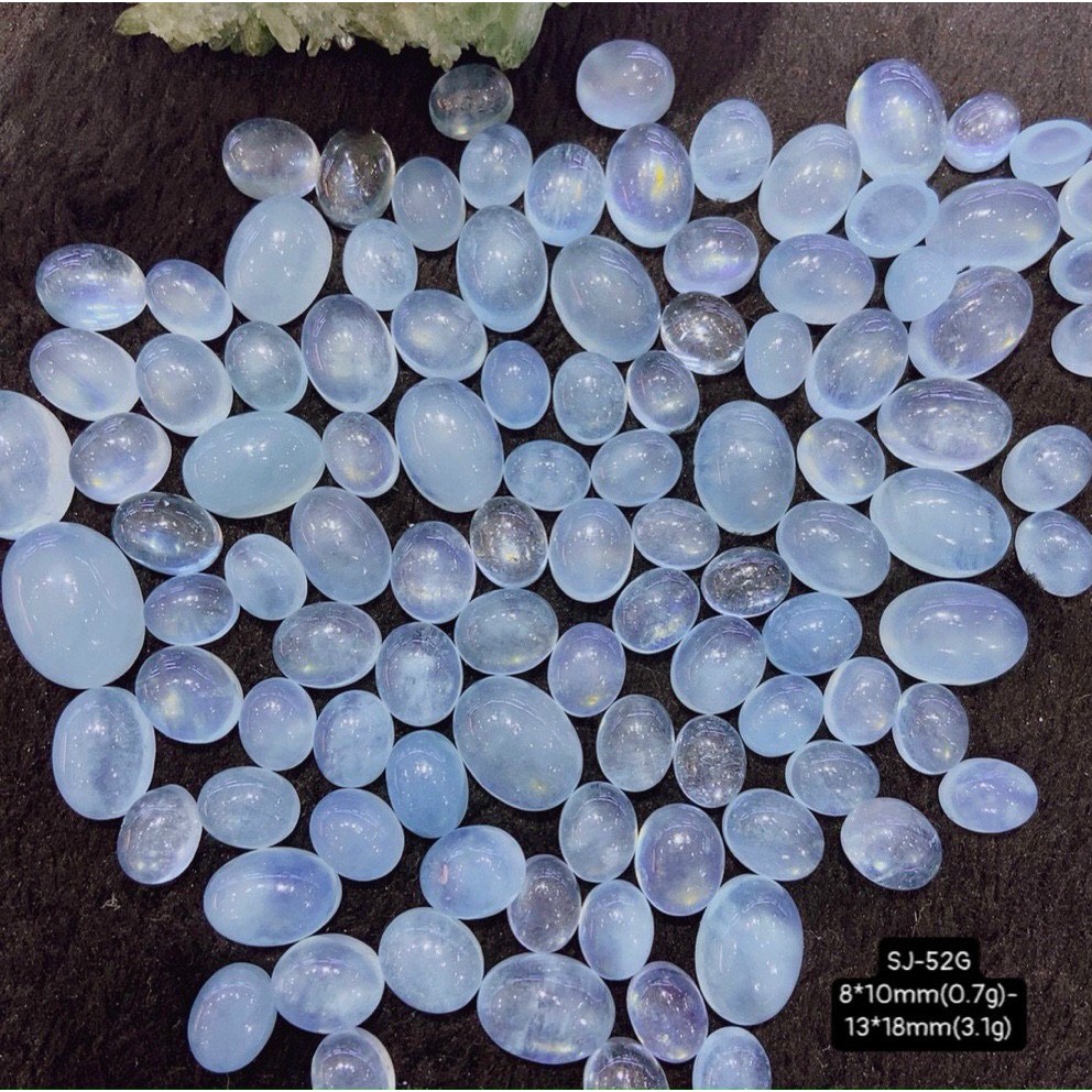 Mặt Đá Aquamarine Thiên Nhiên Size Lớn