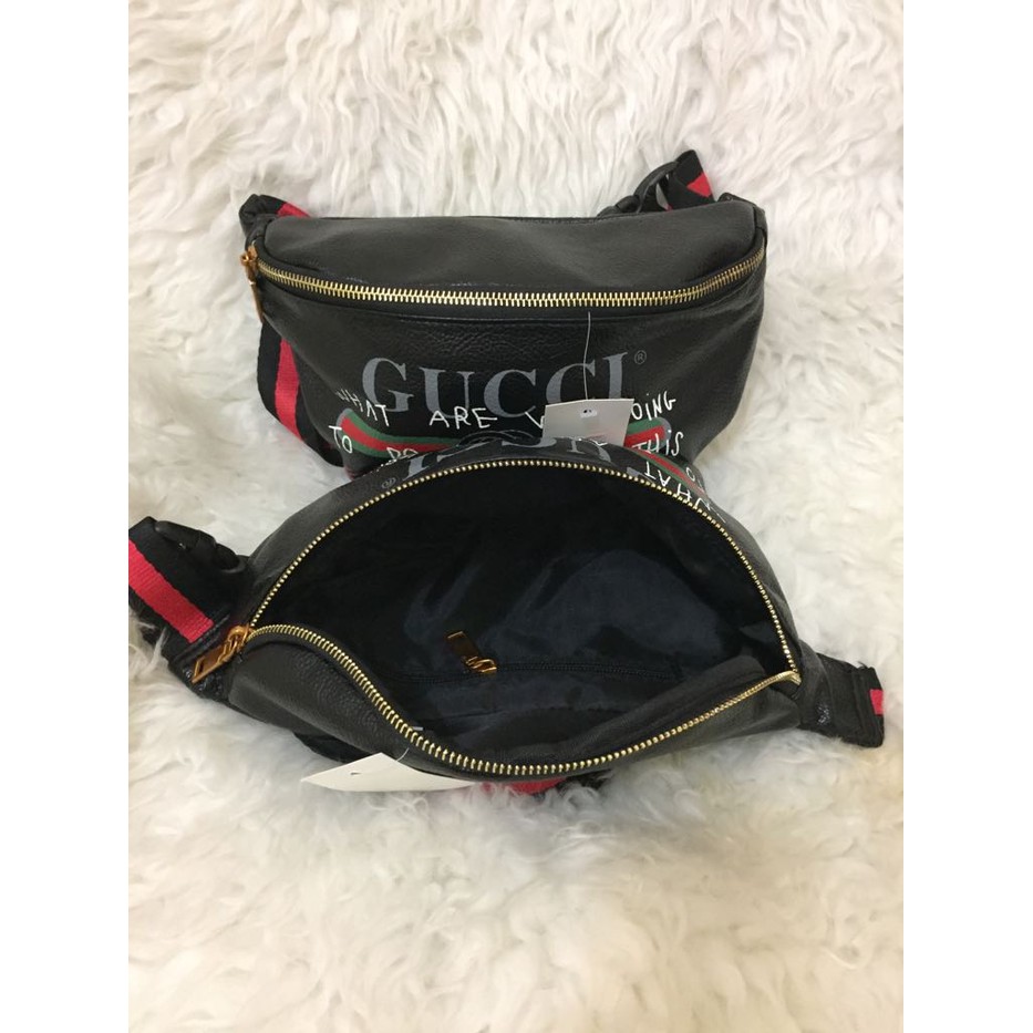 Túi Đeo Chéo Gucci Thời Trang Cho Nam Nữ Đen