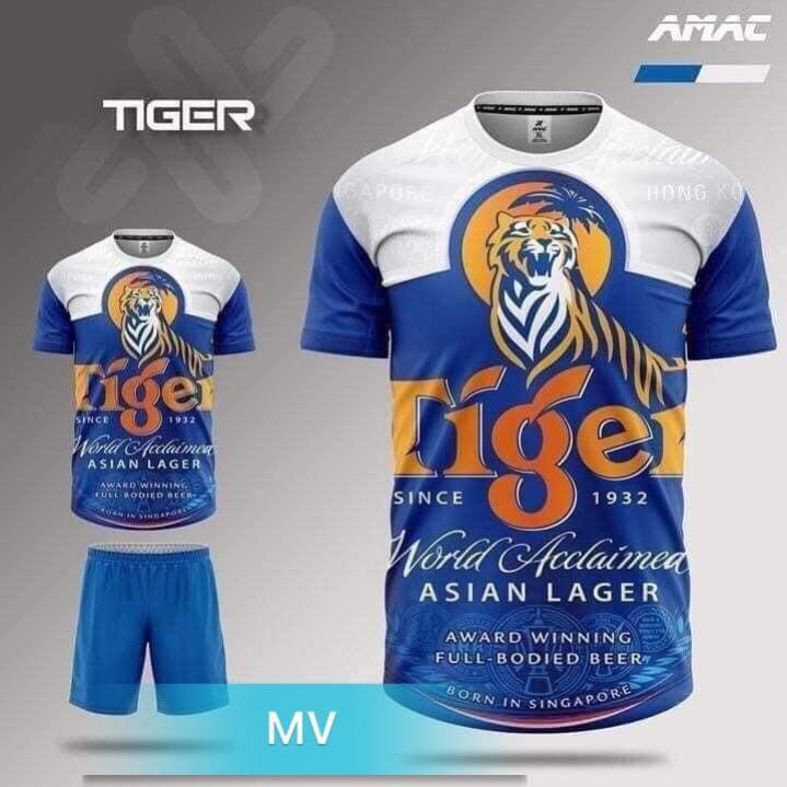 Đồ Bộ Nam - Bộ Thể Thao Nam Cộc Tay In hình Bia Tiger Cực Hot - BN51