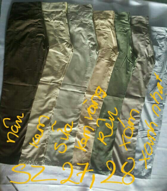 Compo 5 Quần kaki giả jean