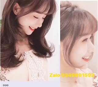 Tóc mái thưa 3D có thể cột cao M012