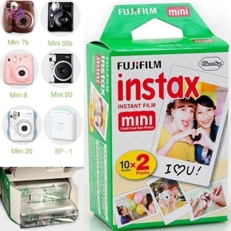 10/20 Film trắng chụp ảnh cho Fujifilm Instax Mini 8 / Fuji Instax Mini 7s 8 9 70 25 50s 90