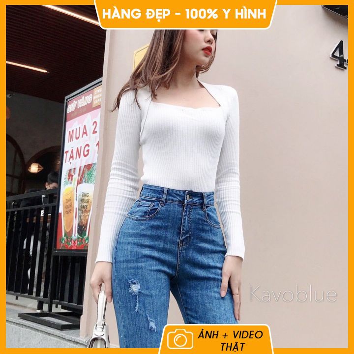 Quần bò nữ ❤️ 𝐇𝐚̀𝐧𝐠 𝐜𝐚𝐨 𝐜𝐚̂́𝐩 ❤️ Quần jean nữ xước gối, dáng baggy, co giãn 4 chiều siêu thoải mái, mẫu mới 2021 | BigBuy360 - bigbuy360.vn