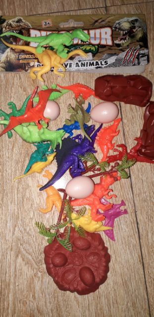 Sét Khu vườn Khủng Long có 20 con và các phụ kiện bằng nhựa