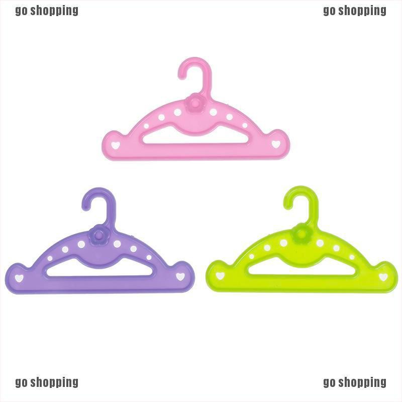 {go shopping}5pcs Hangers doll clothes accessories hanger fit 18 inch doll &amp;43cm doll