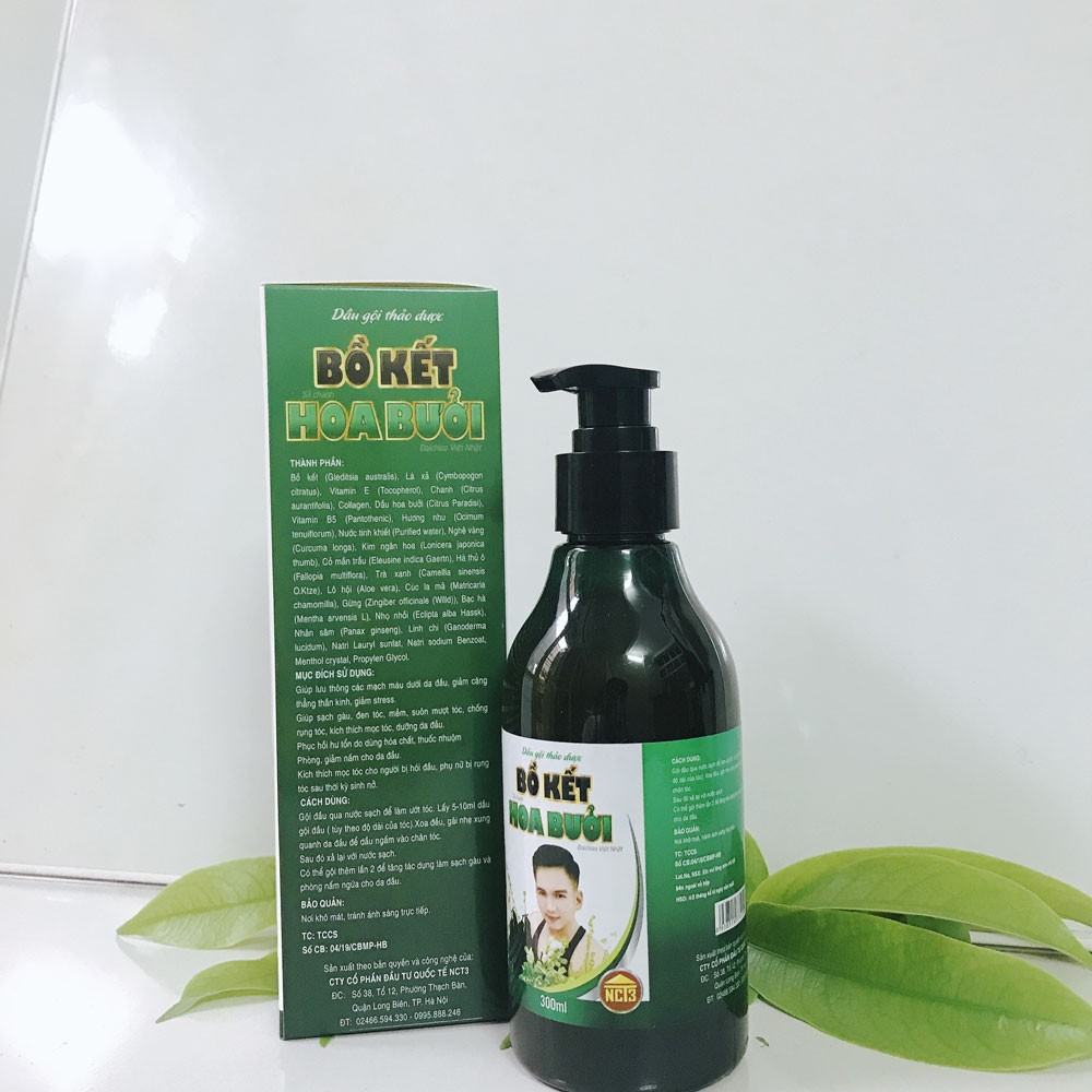 Dầu gội thảo dược BỒ KẾ HOA BƯỞI NCT3 (300ml) | BigBuy360 - bigbuy360.vn