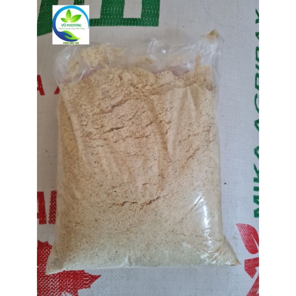 1kg bột đậu tương xay mịn dùng làm thức ăn chăn nuôi, làm phân bón chăm sóc hoa cây cảnh