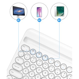 Bàn phím bluetooth keyboard cho tablet máy tính bảng (hỗ trợ kết nối nhiều máy)