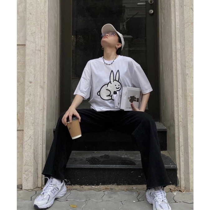 Sét áo thỏ nơ +quần ống rộng xuông PM11