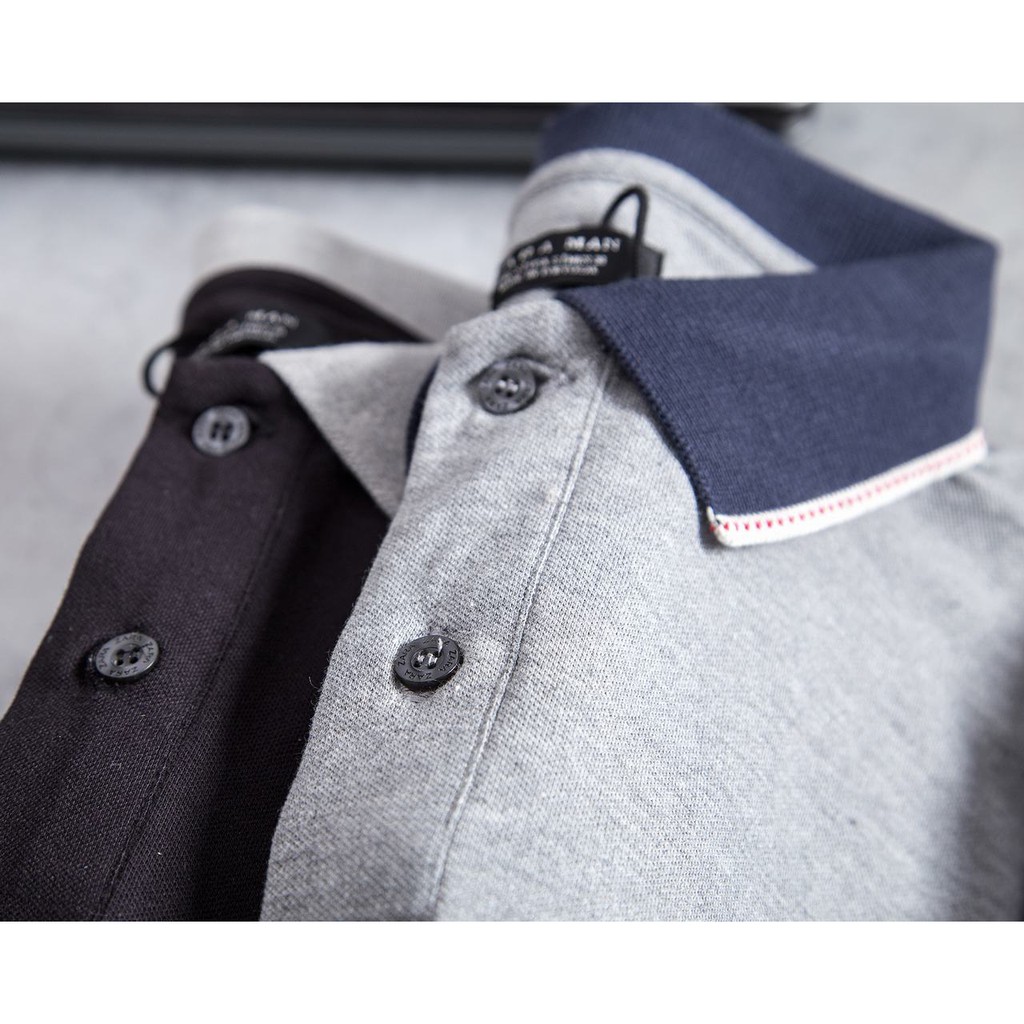 POZRPCT1 - Quá Tuyệt Vời Nếu B Sở Hữu Mẫu  Áo Thun Polo ZR #SLimFit phối đồng cổ + viền tay rất đẹp nhé các bạn !