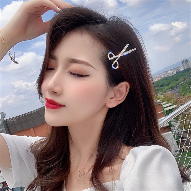 Kẹp Tóc Đính Đá Phong Cách Thời Trang Hàn Quốc