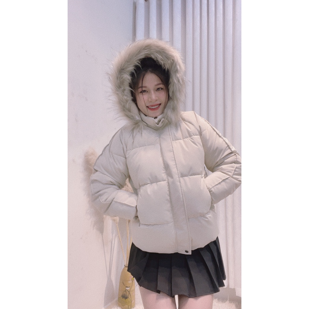 Áo Phao béo hàng loại 1 kèm mũ form dày dặn. sẵn đủ màu | BigBuy360 - bigbuy360.vn