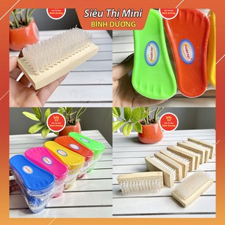 Bàn chải chà chân nhựa gỗ, bàn chải giặt đồ quần áo
