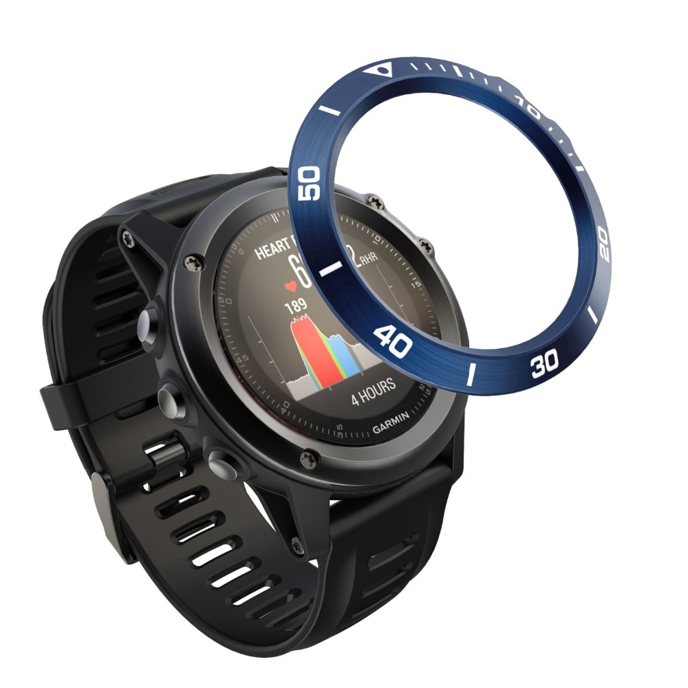 Ốp vòng bezel đồng hồ bằng thép không gỉ cho Garmin Fenix 5x 5xplus 3 3HR