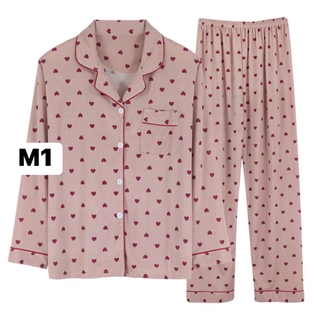 Đồ bộ nữ dễ thương mặc nhà thu đông pijama cotton sữa Look Book hàng Quảng Châu cao cấp | BigBuy360 - bigbuy360.vn