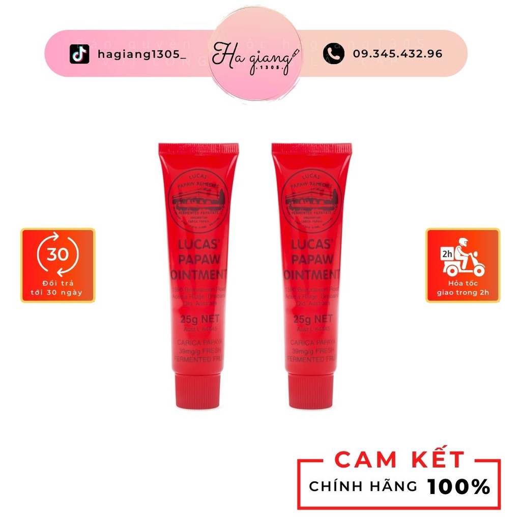 Kem Đa Năng Lucas Papaw Ointment 25g Của Úc