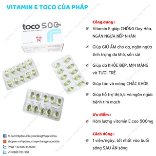 VITAMIN E TOCO CỦA PHÁP